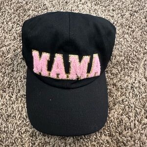 Black and Pink 'MAMA' Women’s Cap
